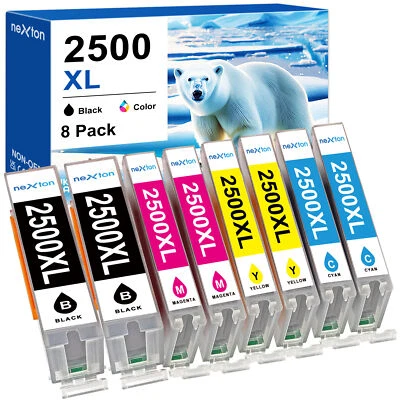 Druckerpatronen für Canon PGI-2500 XXL IB4050 IB4150 MB5050 MB5150 MB5155 MB5350 - Bild 1 von 4