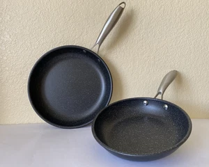 Juego de 2 Sartenes MASTERCLASS 8" y 9.5" ACERO AL CARBONO CALIBRE PESADO Antiadherentes Nuevas - Imagen 1 de 7
