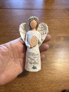 "Retired Free And Fabulous" Graceful Garden Angel Figur - Bild 1 von 10