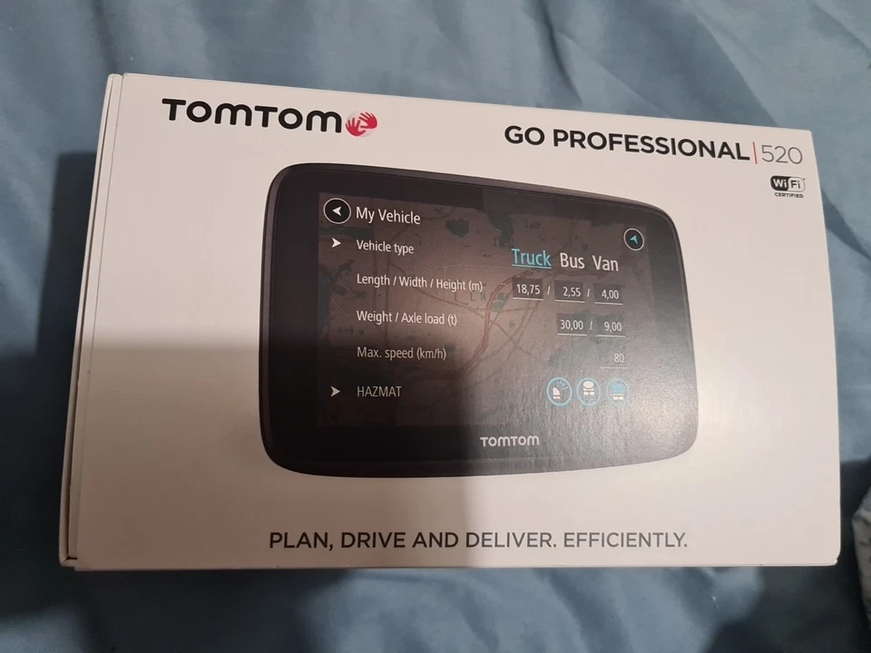 TomTom Go Professional 520 HGV camión autocar navegación por satélite Reino Unido Europa tráfico y cámaras Foto 1 de 4