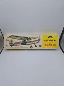 Guillow's CESSNA 24" Wing Balsa Flying Model Kit Instr+Decals Gas/Band VG+Deal - Picture 1 of 9