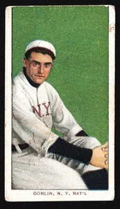 T206 Mike Donlin sitzend - getrimmt? Sehr guter Zustand - N.Y. Giants, Sweet Caporal - ohne Knicke - Bild 1 von 3