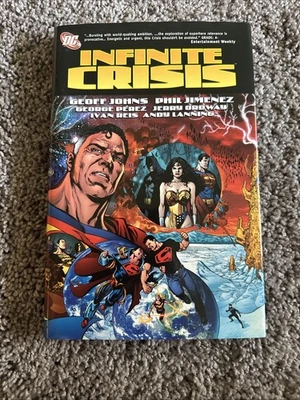 Infinite Crisis DC Comics Graphic Novel 2006 Geoff Johns Hardcover - Image 1 of 4