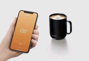Taza inteligente con control de temperatura Ember 10 oz platillo de carga negro NUEVO caja abierta - Imagen 1 de 18