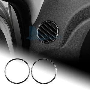 Pegatinas decorativas interiores de fibra de carbono negras para Fiat Panda 2003-2011 - Imagen 1 de 23