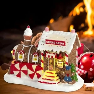 Eisenbahn Haus Dorf Weihnachten Lebkuchen Zubehör Dekoration Weihnachtsdeko - Bild 1 von 24
