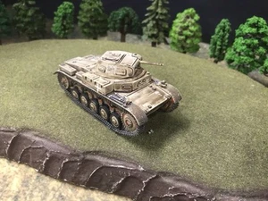 🌳28mm 1/56 Pro Pintado Alemán Panzer II Tinas Tiny Tank Segunda Guerra Mundial Perno Acción Nuevo en Caja - Imagen 1 de 3