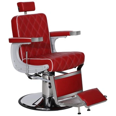 BarberPub Barber Chair for Hair Stylist, Reclining Barbershop Salon Chair 3825 - Image 1 of 4