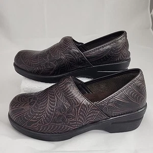 Cushionaire Claire Damen-Slipper Clog braun verziert geprägt Schuhe Größe 6M - Bild 1 von 6