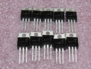 10 Pieces TIP31C TIP31 NPN TRANSISTOR 3A 100V TO-220 Fairchild US Seller - Picture 1 of 2