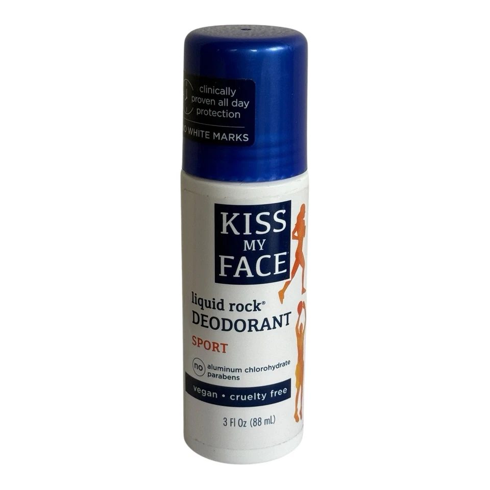 2 Kiss My Face Liquid Rock Deodorant Sport 3oz