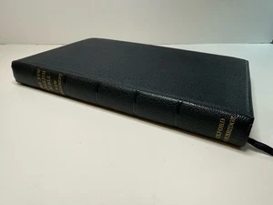 Oxford Cambridge NEB New English Bible Navy Blue Morocco Leather New Testament - Foto 1 di 16