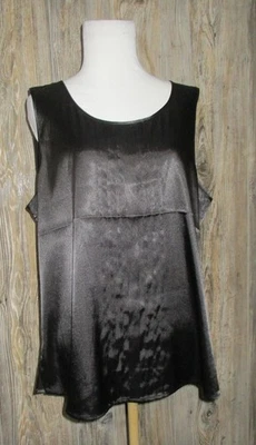 NUEVO CON ETIQUETAS Chicos Talla 2 Silky Splendor Jaime Camiseta sin mangas Negra EE. UU. Talla Grande 12 Carrera Foto 1 de 4