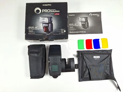 METZ PRO Solution B520-AF Blitzgerät für Nikon + Softbox + Farbscheiben + Tasche - Bild 1 von 4