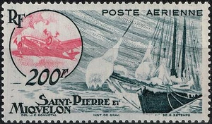 ST PIERRE & MIQUELON POSTE AERIENNE N° 20 NEUF ** SANS CHARNIERE - TRES FRAIS - Picture 1 of 2