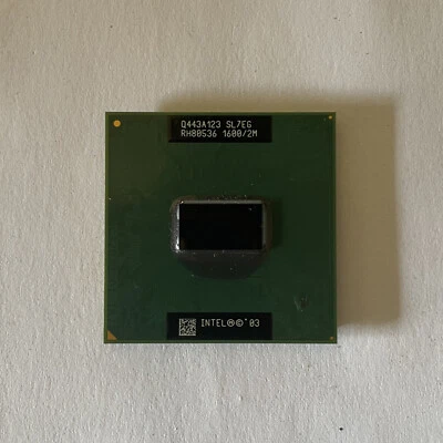 Intel Pentium M Processor 725 2M Cache 1.6 GHz 400 MHz FSB CPU mPGA478C SL7EG - Image 1 of 2