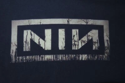 NIN NINE INCH NAILS Concert (2XL) T-Shirt Trent Reznor Atticus Ross - Image 1 of 2