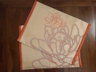 Silk Placemats from Thailand Set Of 2 - Image 1 of 2