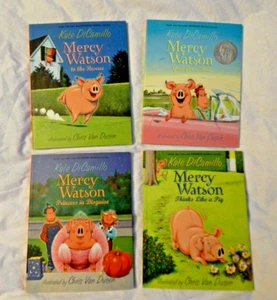 Mercy Watson Books 1, 2, 4 & 5 by Kate Dicamillo. Lot of 4. Preowned - Imagen 1 de 11