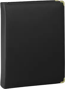 Classic Professional Binder, 3 Ring Binder with 1.5 Inch Brass round Rings and Z - Picture 1 of 6