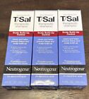 3 BOTTLES Neutrogena T/Sal Scalp Build-up Shampoo 4.5oz EACH exp 5/24 SALICYLIC