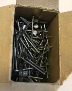 Flat Head Wire Nails 7/8-18 Anchor Nail-In 1-4 Lb Net - Picture 1 of 3