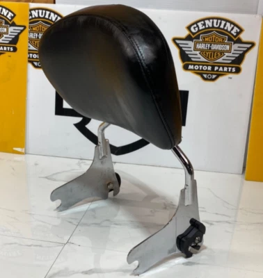 Genuine OEM 97-08 Harley Smooth Touring Short Sissy Bar Backrest MSRP $350 - Image 1 of 4