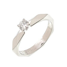 BOUCHERON Facet Diamond 0.22ct D/VVS2/3EX Ring Platinum Size50 5.25(US) 90213905