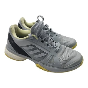 Adidas Shoes Womens 7.5 Barricade Boost CM7803 Gray/White Running Crossfit - Picture 1 of 10