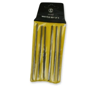 WAX FILE Set x6 Craft Files Tools Hobby Non Clog Waxwork Plastic Arts Craft New - Picture 1 of 2