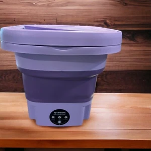 Mini Portable Washing Machine For Small Items To Wash Color Purple - Picture 1 of 8