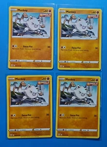 4x Mankey 066/163 Pokemon card Battle Styles common NM - Picture 1 of 1