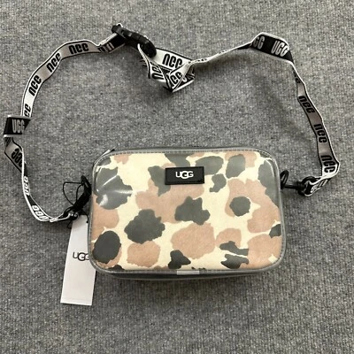 NUEVO BOLSO BANDOLERA MUJER UGG JANEY II TRANSPARENTE NATURAL BOLSO CLUTCH 1116183 MONEDERO Foto 1 de 4