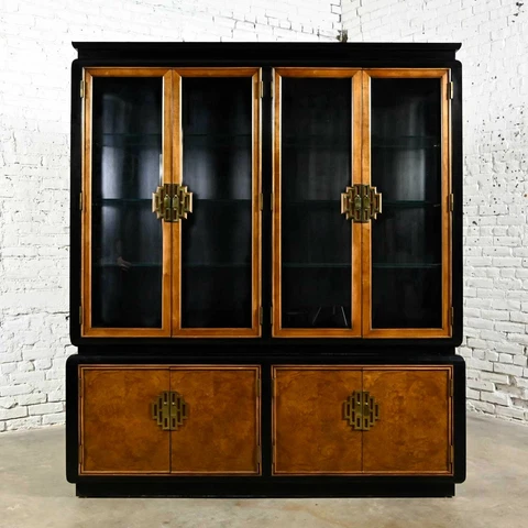Century Chinoiserie Chin Hua Dbl Display China Cabinet Bookcase Raymond K Sobota Cover
