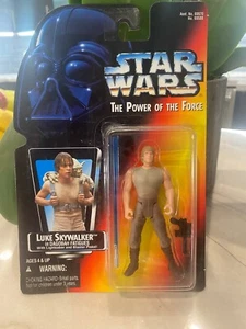 Star Wars Luke Skywalker En Dagobah Fatigues 3.75" Figura Largo Sable Láser Potf - Imagen 1 de 1