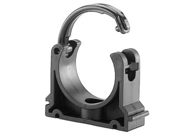 PVC Pipe Clips (Closed)  :  To Suit Metric & Imperial Pipe - Image 1 of 2