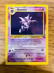 NEAR MINT! Haunter (6/62) Holo Fossil Set Pokemon Card! FAST & FREE P&P! - Picture 1 of 2