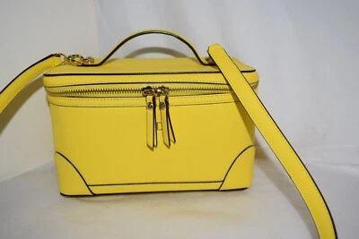 HENRI BENDEL WEST 57 ПОЕЗД ЧЕХОЛ В ЖЕЛТЫЙ ЧЕРЕЗ ПЛЕЧО СУМКА - Изображение 1 из 4