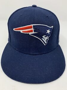 New England Patriots New Era Hat #87 Rob Gronkowski Signature Cap Size 7 3/8