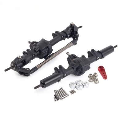 Plastic Straight Front Rear Axle for 1/10 RC Crawler SCX10 II 90046 47 RGT 86100 - Image 1 of 4