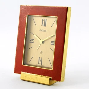 FRANZÖSISCHER JAEGER LECOULTRE WECKER REISEUHR MITTE 20. JAHRHUNDERT GEWARTET & FUNKTIONIERT - Bild 1 von 9