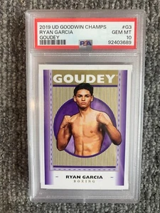 2019 UPPER DECK Goodwin Champions Ryan Garcia #G3 Goudey PSA 10 - Picture 1 of 1