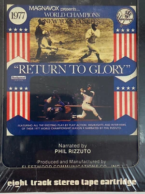 1977 New York Yankees Sealed 8 Track Return To Glory Rizzuto Fast Ship - Image 1 of 4