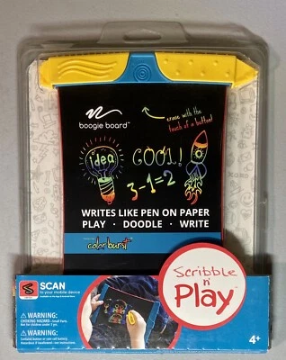 Boogie Board Scribble N' Play LCD eWriter Borrado de ráfaga de color con toque de un botón Foto 1 de 2