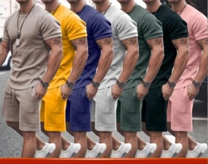 2025 new *MENS WOMENS cottont t shirt + shorts set - Picture 1 of 2