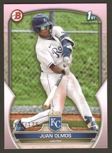 2023 Bowman JUAN OLMOS #BP-136 Pink 161/175 (RC) Kansas City Royals - Picture 1 of 2