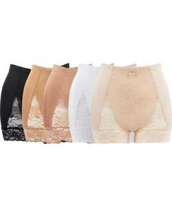 Rhonda Shear 5-pack Classic Pin-Up Panty with Lace Detail Beiges - Picture 1 of 1