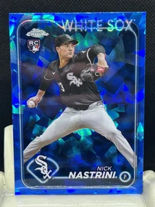 NICK NASTRINI rc 2024 Topps Chrome Update Series Zafiro #USCS225 White Sox - Imagen 1 de 2