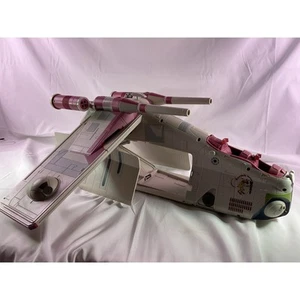 Hasbro Star Wars Clone Wars CW TRU Republic Gunship Crumb Bomber 2009 weiß - Bild 1 von 18