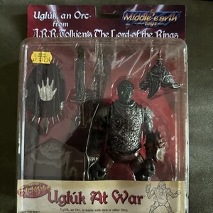Modellino Ugluk at War LOTR Il Signore degli Anelli 1998 Toy Vault anni 90 giocattolo - Foto 1 di 4